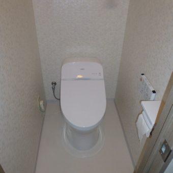 ＴＯＴＯウォッシュレット一体形便器【ＧＧ１】で、タンクなしのスッキリトイレへ　札幌市