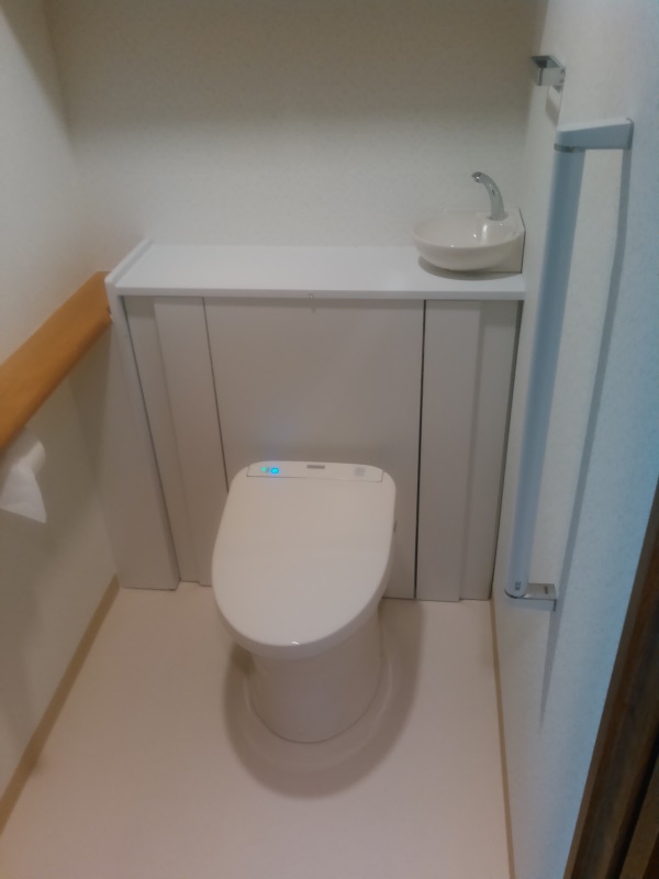 札幌市マンション TOTO『レストパル』にリフォーム＋トイレ拡張でスッキリ広々空間へ！ 浴室 お風呂 洗面 水