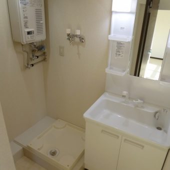 新規洗面室造作、水廻りの作業動線をスムーズに！！　札幌市