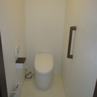 札幌市　ＴＯＴＯネオレストで上質なトイレ空間にリフォーム（トイレ位置移設）