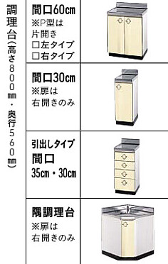 エマーユ　調理台