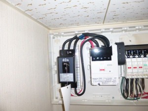 IHヒーター用電気配線入替