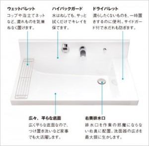 大型洗面ボウル