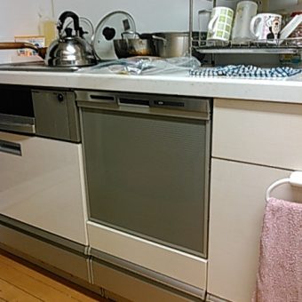 パナソニック製エコナビ搭載ビルトイン食器洗い乾燥機へ交換！札幌市
