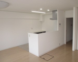 施工後キッチン