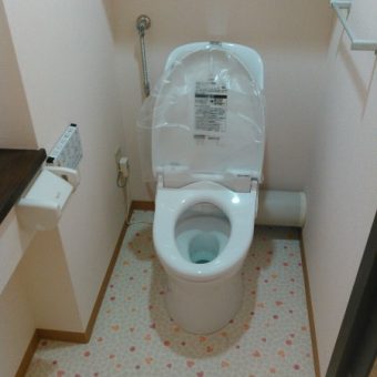 オート開閉で腰への負担を軽減、節電効果も抜群トイレの事例！札幌市