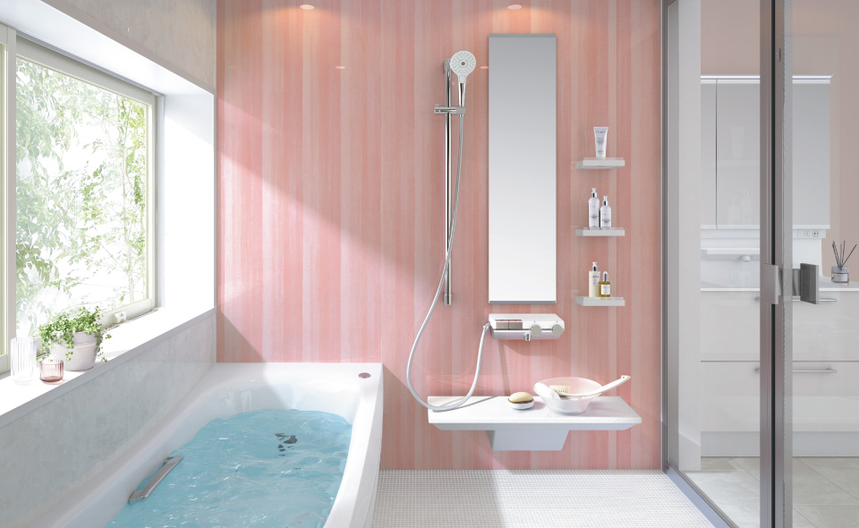 Toto システムバスルーム サザナ Sazana 浴室 お風呂 洗面 水廻りのリフォーム 札幌 キッチンワークス