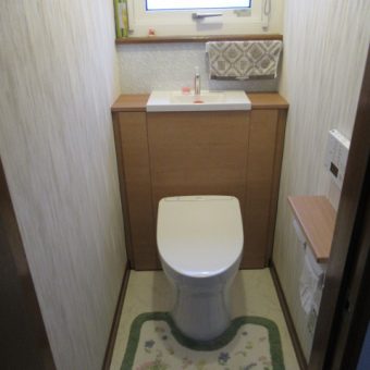 収納付きトイレでスッキリとした空間に！札幌市