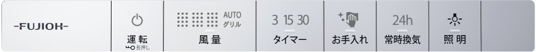 リンナイ　レンジフードスイッチ