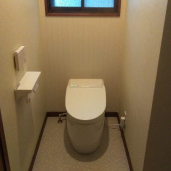 ＴＯＴＯウォッシュレット一体形便器『ネオレスト／ＤＨ１』で超すっきりトイレ！札幌市戸建