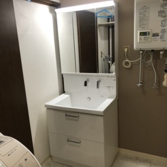 機能もデザインも進化したTOTO『サクア』で快適洗面空間へ！札幌市マンション