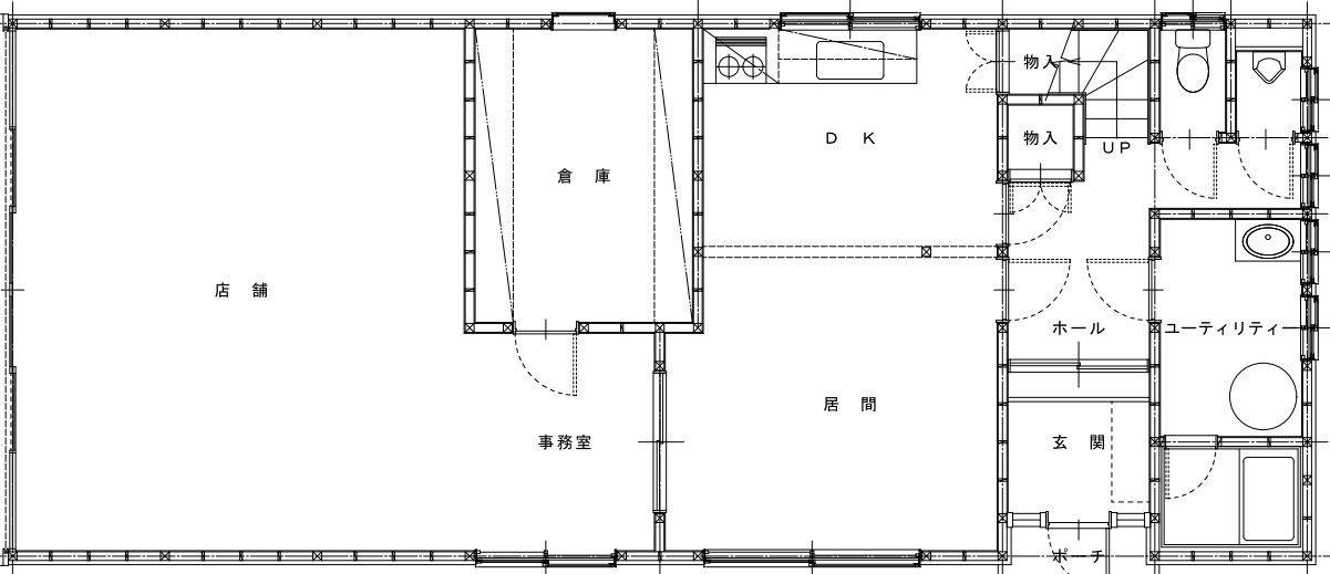 施工前平面図