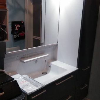 TOTO洗面化粧台『オクターブ』で洗面での動作が今まで以上にスムーズに！札幌市戸建