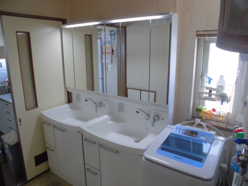 クリナップ洗面化粧台『ＦＡＮＣＩＯ（ファンシオ）』 | 浴室 お風呂 洗面 水廻りのリフォーム | 札幌 キッチンワークス