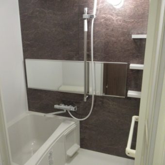 LIXIL（リクシル）『ＢＷシリーズ』でシンプルでコンパクトな浴室へ！札幌市マンション