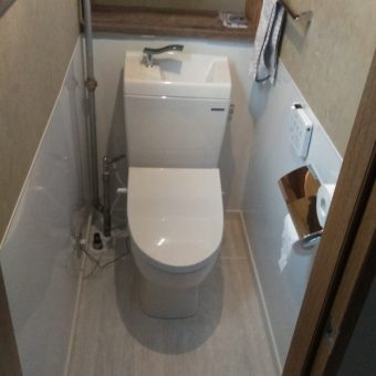 ホーロークリーントイレパネルでトイレのお掃除負担が軽減！江別市戸建住宅