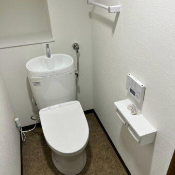 見た目すっきり！シンプルでお掃除もラクラクなトイレへリフォーム！札幌市マンション