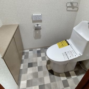 TOTOトイレ『ＧＧ－800』へトイレリフォーム施工事例！札幌市マンション