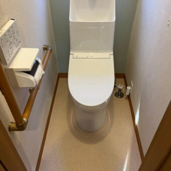 TOTOウォシュレット一体形『ＺＲ１』で心地よく清潔なトイレ空間へ！札幌市戸建