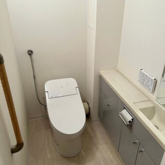 TOTOウォシュレット一体形『ＧＧ３』で使いやすくお掃除しやすいトイレへ！札幌市マンション