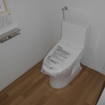 リーズナブルにトイレ空間シンプルリフォーム！札幌市マンション