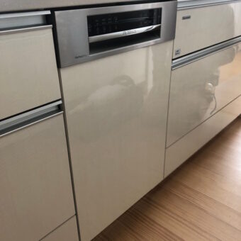 ドイツ・ボッシュ食器洗い機ゼオライトシリーズ幅45㎝モデルへ交換！札幌市戸建