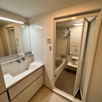 ホーロークリーン浴室パネルで、お掃除らくらくバスルームへ！札幌市マンション