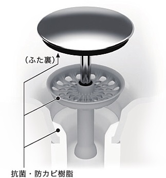 お掃除ラクラク排水口