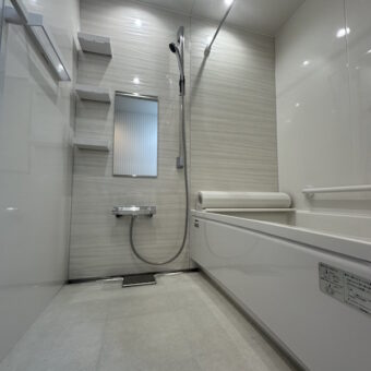お掃除がしやすいバスルーム、タカラスタンダード『グランスパ』へリフォーム！お風呂（浴室・ユニットバス）リフォーム札幌市マンション