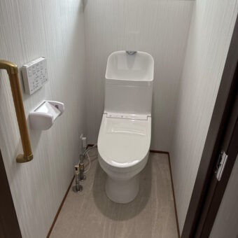 コスパ最高、TOTOウォシュレット一体形『ZR1/手洗あり』でシンプルにすっきりと!札幌市戸建