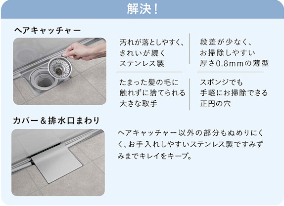 キープクリーンフロア排水口