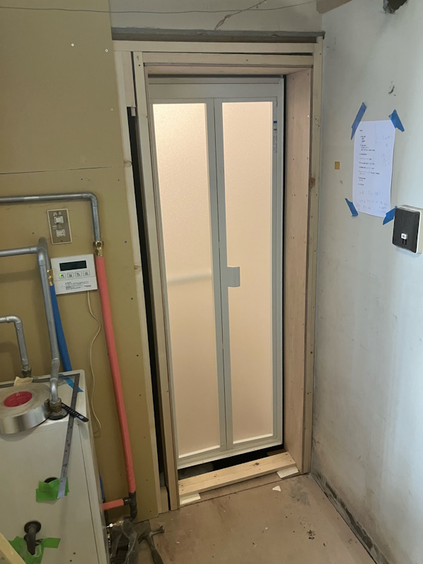 4施工中