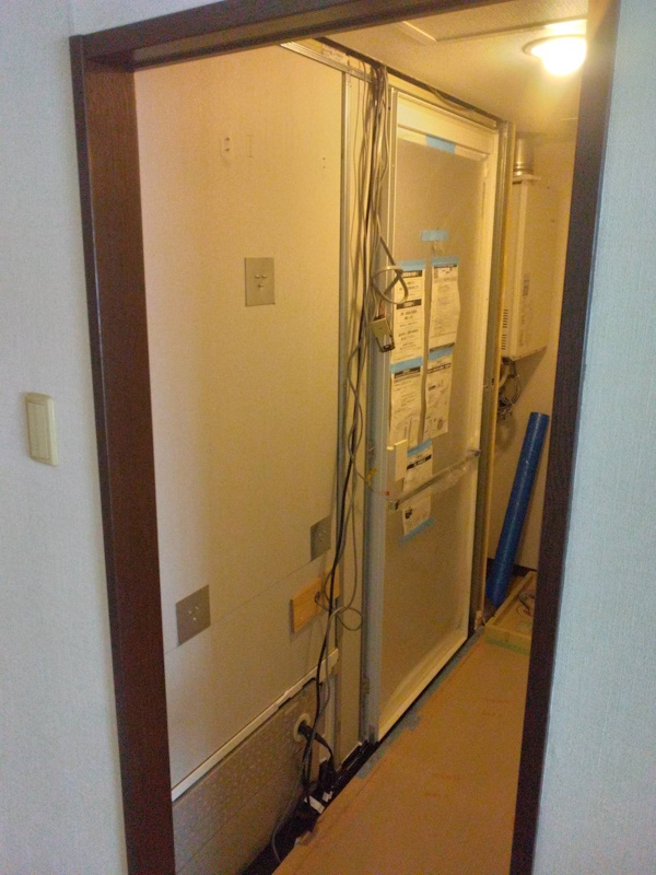 2施工中3
