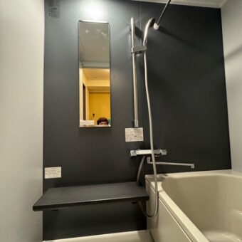 クリナップシステムバス『ラクヴィア（rakuvia）』でクール＆スタイリッシュな空間演出！お風呂（浴室・ユニットバス）リフォーム 札幌市マンション