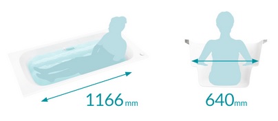 ストレートラグーン浴槽