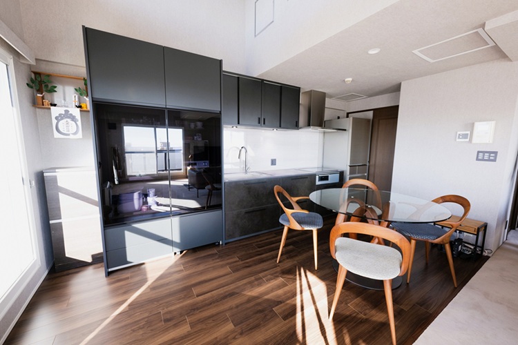 施工後キッチンダイニング