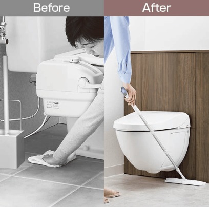 フロートトイレお掃除