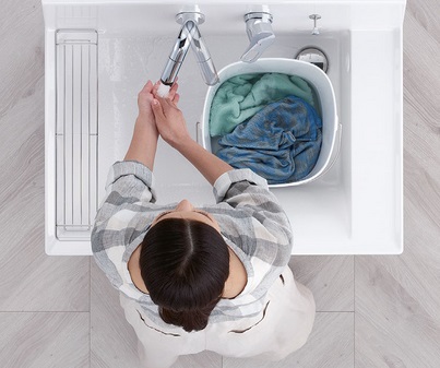 ハイバックくるくる水栓