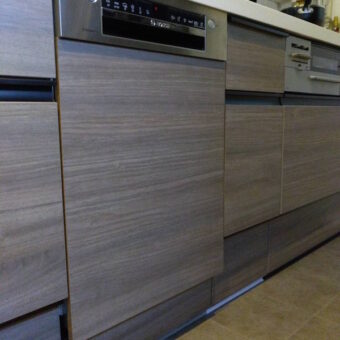 ボッシュ(BOSCH)食器洗い機幅45㎝モデル新規設置、憧れの海外製でスタイリッシュに!札幌市戸建