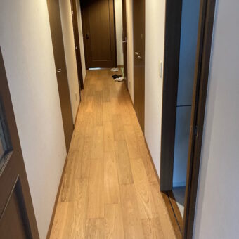 朝日ウッドテック『ライブナチュラルＭＳＸネダレス145』へフローリングリフォーム！札幌市マンション
