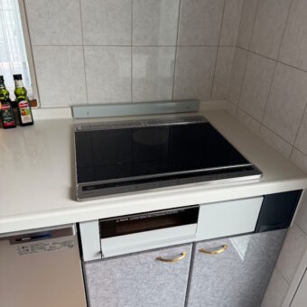 パナソニック製ＩＨクッキングヒーターへ交換リフォーム工事施工事例！札幌市マンション