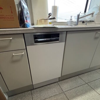 海外製ドイツ・ボッシュ（BOSCH）食器洗い機交換リフォーム工事施工事例！小樽市戸建