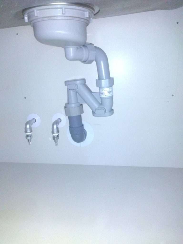 ッチン排水トラップ交換