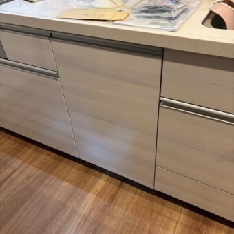 パナソニック単品販売用幅45㎝フロントオープンビルトイン食器洗い乾燥機へ交換リフォーム!札幌市戸建