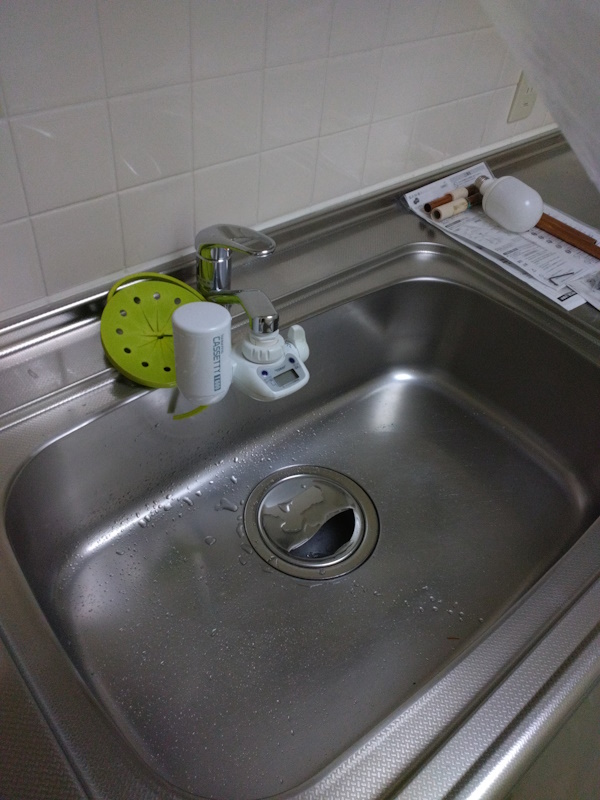 3施工後キッチン水栓交換