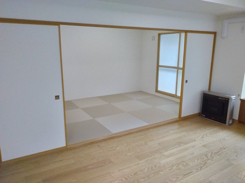 8施工後ﾘﾋﾞﾝｸﾞ和室