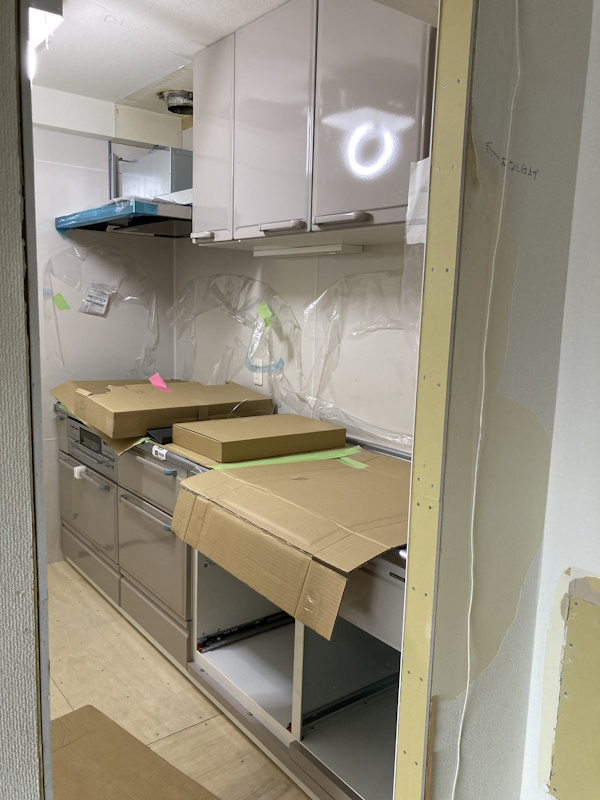 4施工中