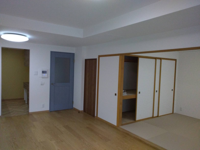 8施工後ﾘﾋﾞﾝｸﾞ和室7