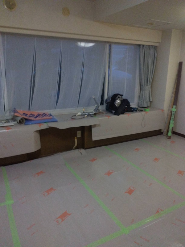 6施工中居室