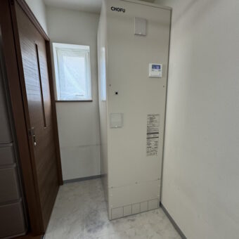 CHOFU(長府)角型給湯専用460L電気温水器へ交換リフォーム!札幌市戸建